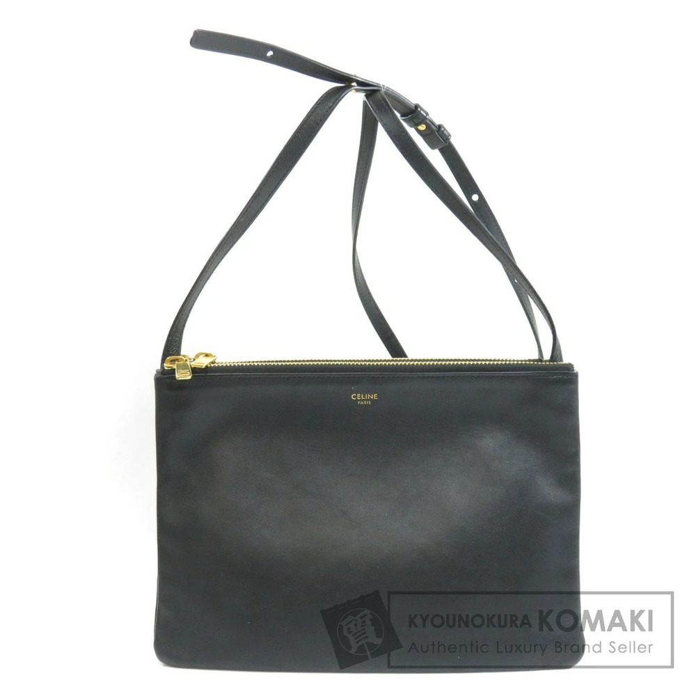 Celine Trio Shoulder Bag Leather